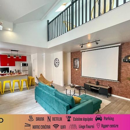 Superbe appartement-Sauna-Cinéma-Parking-Gare Amiens Bagian luar foto